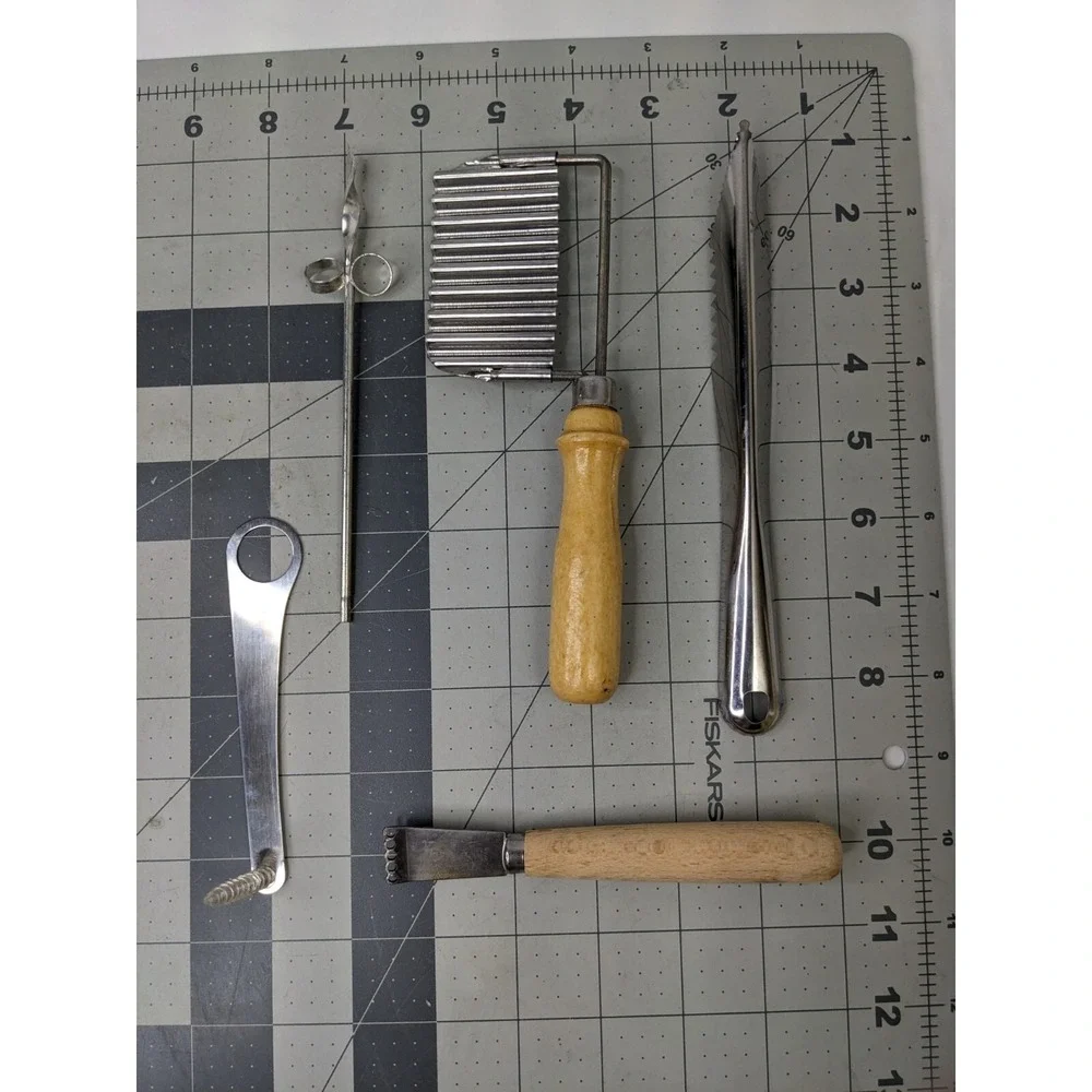 Kitchen Gadget Tools‎ French Fry Crinkle Cutter Hoan Zester Spiral Slicer Peeler